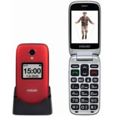 EasyPhone FS Red/ Silver