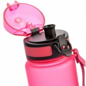 Meteor Butelka z sitkiem różowa 500 ml