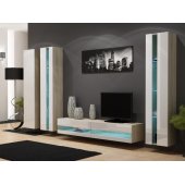 VIGO NEW 180x40x30 Sonoma/ White Gloss
