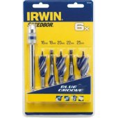 Irwin IRWIN medžio grąžtų rinkinys 5 vnt.BLUE GROOVE 6X 16,