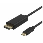 Cable USB-C – DisplayPort 1.2 4K 60Hz 2m Black