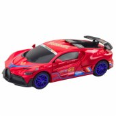 Sports Car Obstacle Sensor Led Ball 360° Rotation Lights Sound Red