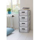 Curver Infinity bookcase white-gray (231556)