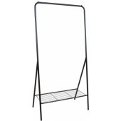 Clothes Organizer FERGAL 85x48xH169cm Black