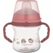 Cup with Silicone Spout FirstCup BONJOUR PARIS 6m+ 150ml 56/ 612 Pink