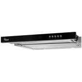 WK-7 LIGHT GLASS 50 INOX Black