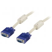 Monitoriaus kabelis VGA M/ M 5 m pilkas/ mėlynas