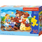 _8366750 Dėlionė 30 Auksaplaukė ir trys lokiai CASTOR