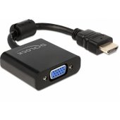 Adapter HDMI-A(M)->VGA (F) 0.25m Black