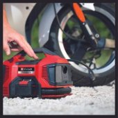 Einhell Cordless compressor PRESSITO 18/ 21 (red/ black, without battery