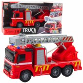 Fire Truck Fire Department Ladder Lights Sounds Water Spray 1:16