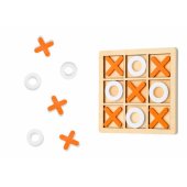 Tic Tac Toe Game Strategic Logic Wooden