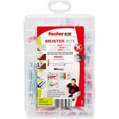 fischer master box DUOLINE, kaiščiai (šviesiai pilki/ raudoni, su varžtais, 91 pi