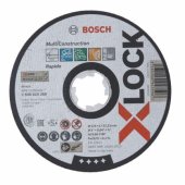 Bosch cutting disk X-LOCK Rapido multi-material just 125mm (125 x 1 x