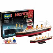 Revell dovanų rinkinys RMS Titanic, transporto priemonės modelis (du modeliai, mastelis: 1:700 a