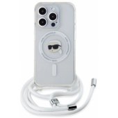 Crossbody IML Karl Head Magsafe iPhone 16 Pro Max, skaidrus