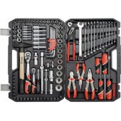 YT-38901 Įrankių rinkinys XXL 1/ 4-1/ 2" 122 dalys