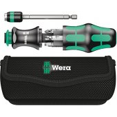 Wera Kraftform Kompakt 25 – Kombinuotas atsuktuvas su 6 antgaliais, su
