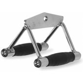 Rubber-Coated Double Grip for Cable Rows