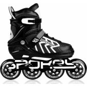 Spokey Khan recreational adjustable roller skates black r. 31-34
