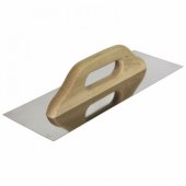 Dedra stainless trowel smooth 580x130mm beech wood handle - 15B003