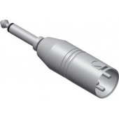 Adapter AV Procab Jack 6.3mm - XLR biały (VC126)