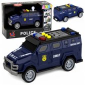 Car Special Unit Vehicle SWAT Lights Sounds Navy Blue 1:32