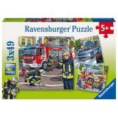 _6821062 Ravensburger dėlionė 3x49 vnt. Gelbėjimo tarnyba