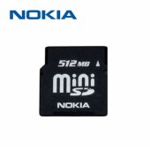 MiniSD 512 Mb (naudota, patikrinta)