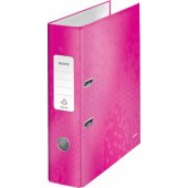 Segregator Leitz 180° Wow dźwigniowy A4 80mm różowy (10K302W)