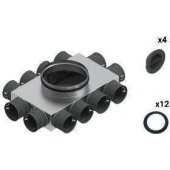 SpiroFlex Skrzynka rozdzielcza 12-8x75/ 200 izolowana VENT CLEAR W2 zes