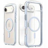 Duple M Air MagSafe dėklas iPhone 17 Air, mėlynas