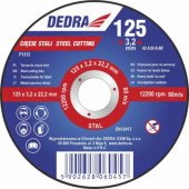 Dedra Disc 115x2.5x22.2mm for cutting steel - F13013