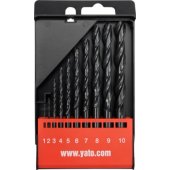 _3812193 Yato HSS valcuoti metalo grąžtai 2 7 4 5 1 3 6 10 8 9mm zes