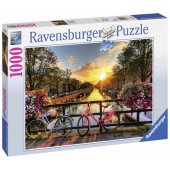 _7165216 Ravensburger dėlionė 1000 vnt. Dviračiai Amsterdame