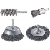 Wolfcraft wolfcraft wire brush set, 4 pieces, 2133000