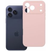 Silicone 2mm Сase iPhone 17 Pro Max Powder Pink