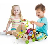 Viga Drewniany Edukacyjny Jeż 4w1