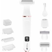 SHTR-EU/ 1.3 Go Smooth 4-In-1 Lady Shaver & Bikini Trimmer, White
