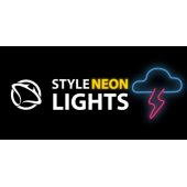 SNL71BL Style Neon Lights CLOUD WITH LIGHTNING Blue-Pin