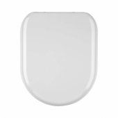 LA072771PEU7 Anti-bac D-shaped Toilet Seat, White