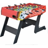 Football table 121x61x81 Folding Red