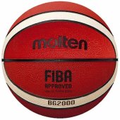 MOLTEN B5G2000 FIBA guminis treniruočių krepšinio kamuolys, 5 dydis