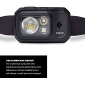[###405###] Black Diamond Storm galvos žibintas 500-R, juodas