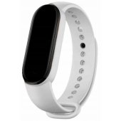 Xiaomi Mi Band 5/ 6 baltas silikoninis dirželis