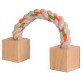 Trixie rodent toy rope+bones - TX-6186