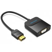 Adapter HDMI VGA FHD 0.15m Black