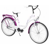 Julie 24" 2023 White/ Violet