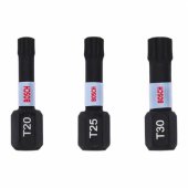 _1708066 VARŽTŲ BITAI BOSCH 25MM T20/ 25/ 30 3PCS