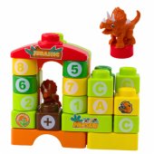 _7905378 Educational Construction Blocks in a Backpack Dinosaurs Numbe